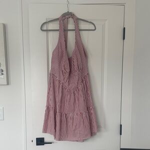 Wild Fable Red and White Striped Dress